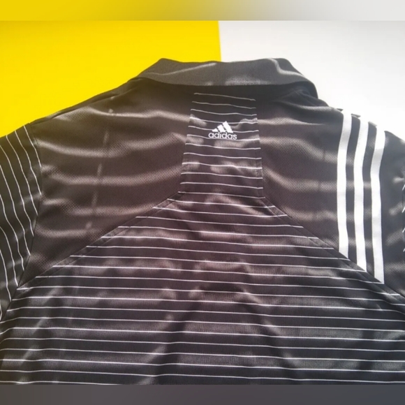 Adidas Climacool "Pencil Stripe" Golf Shirt. Sz. M Very good condition - Picture 7 of 9
